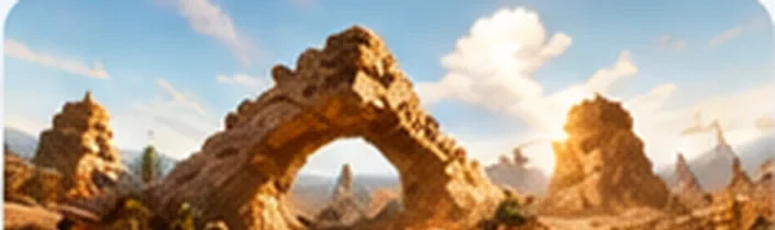 Illustriertes Landschaftsmotiv zu Scorched Earth